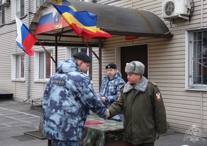 Новочеркасский ОМОН отметил свое 26-летие