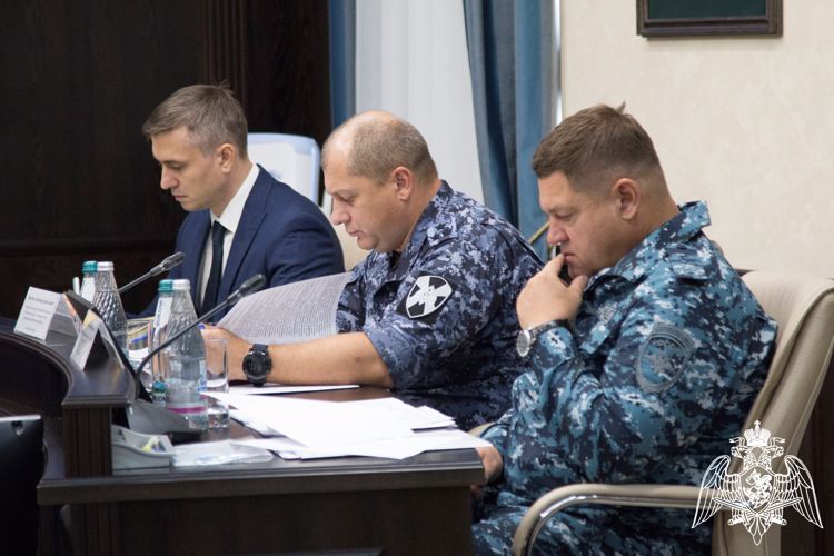 Росгвардия приняла участие в заседании Оперативного штаба донской полиции