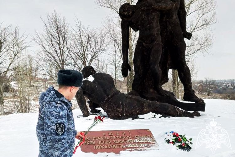 Мероприятия, посвященные Дню защитника Отечества, провели донские росгвардейцы 