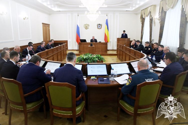 При участии Росгвардии состоялось заседание антитеррористической комиссии Дона
