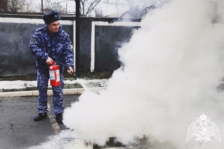 Росгвардия провела совместные с МЧС пожарно-тактические занятия в Ростовской области 