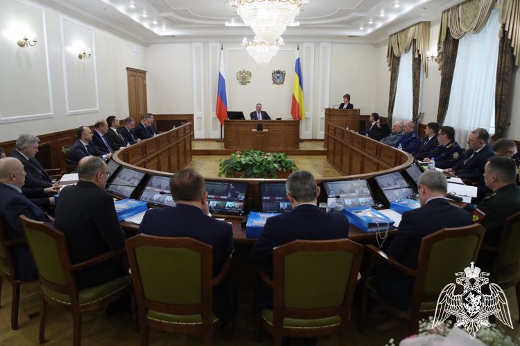 Представитель Росгвардии принял участие в координационном совете в Ростовской области