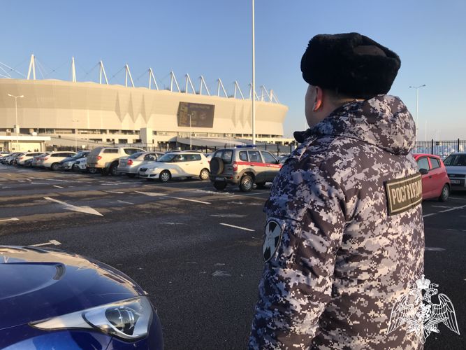 Росгвардия обеспечила безопасность футбольного матча РПЛ в Ростове-на-Дону