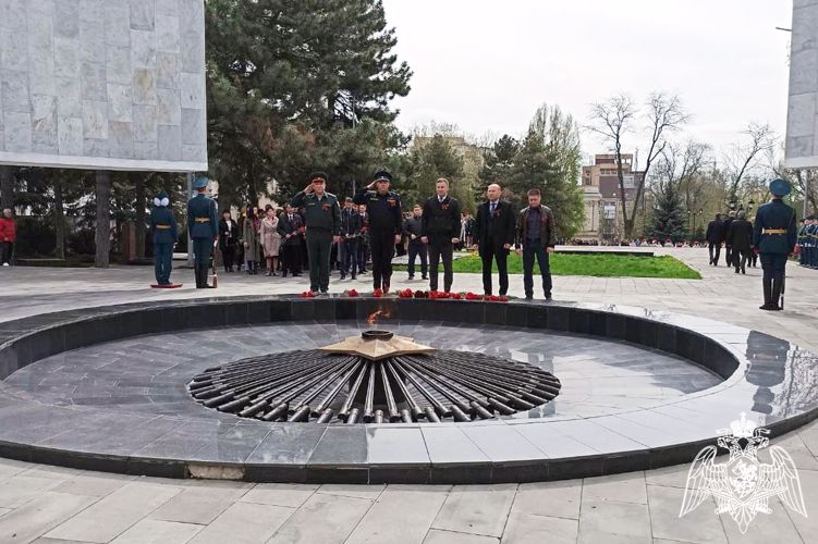 Всероссийскую акцию «Марафон Победы» поддержали росгвардейцы донского региона