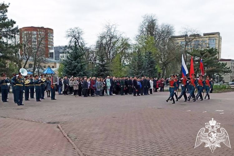 Всероссийскую акцию «Марафон Победы» поддержали росгвардейцы донского региона