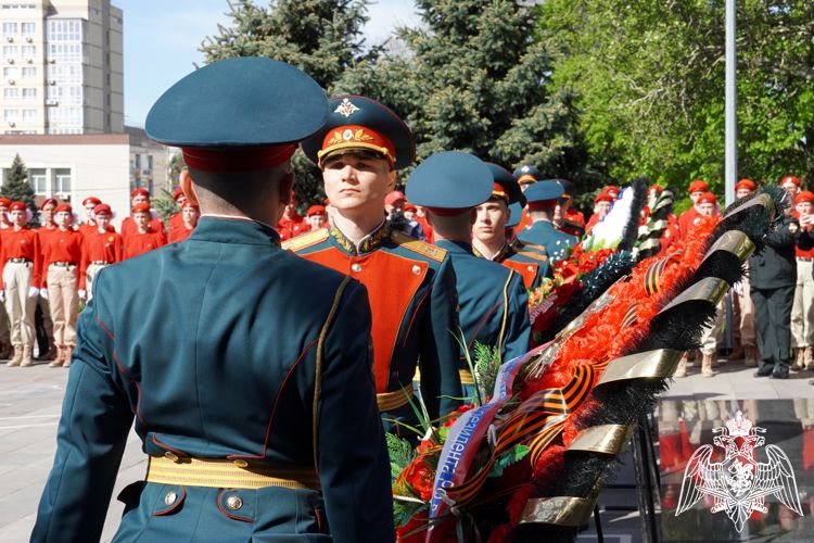 С участием Росгвардии в донской столице состоялось памятное мероприятие в честь 78-й годовщины Великой Победы