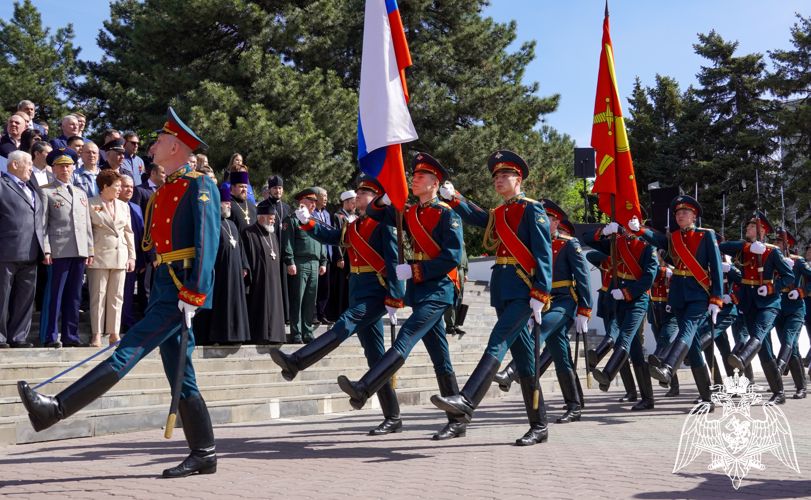 С участием Росгвардии в донской столице состоялось памятное мероприятие в честь 78-й годовщины Великой Победы 