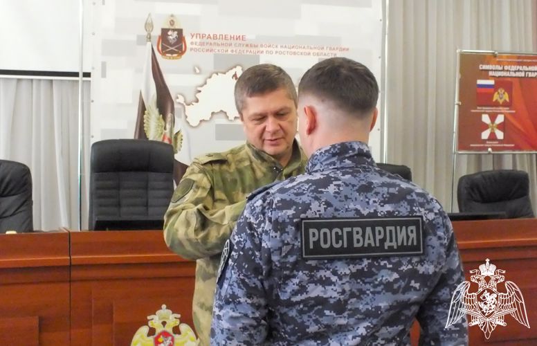 В Ростове-на-Дону росгвардейцы провели торжественное мероприятие в честь Дня Победы 