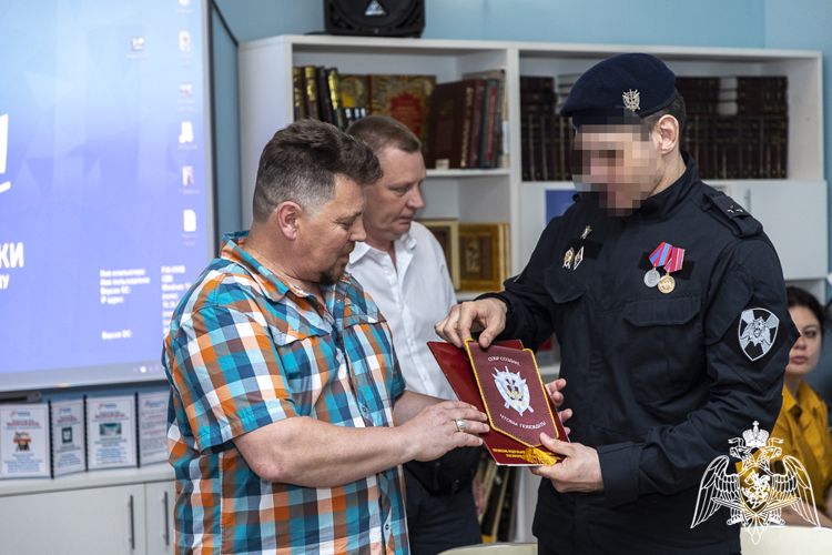 Офицер Росгвардии принял участие в патриотическом мероприятии в Ростове-на-Дону