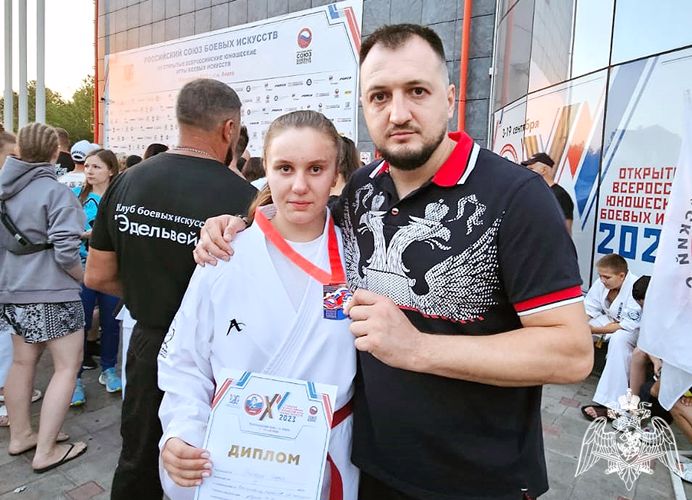 Дочь росгвардейца стала «бронзовым» призером всероссийских соревнований по всестилевому каратэ