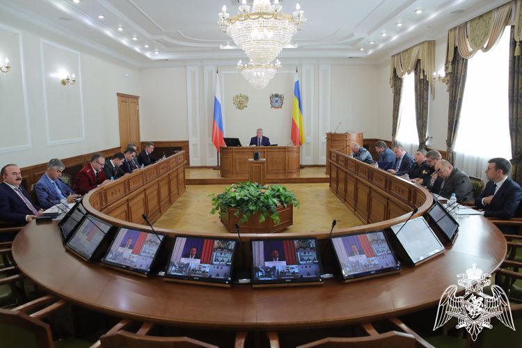 Представитель Росгвардии обсудил актуальные вопросы повестки заседания антинаркотической комиссии донского региона 