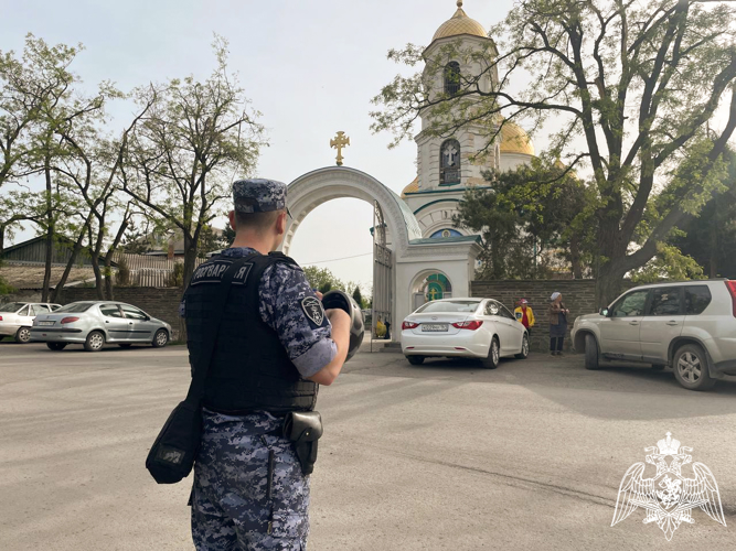 Празднование Вербного воскресенья прошло под охраной Росгвардии в Ростовской области