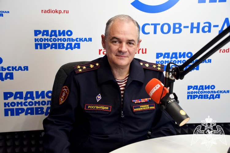 В преддверии профессионального праздника представитель вневедомственной охраны Росгвардии стал гостем регионального радио