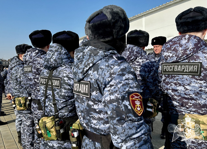 Безопасность футбольного матча РПЛ обеспечили росгвардейцы в Ростове-на-Дону