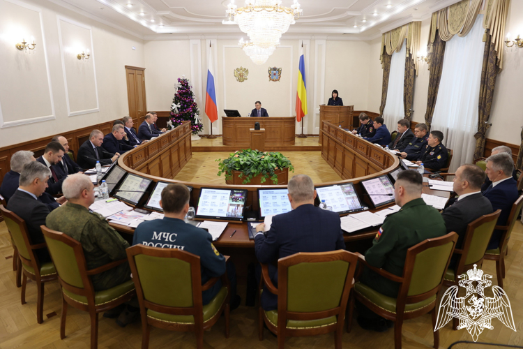Вопросы обеспечения безопасности в период новогодних праздников обсудили при участии Росгвардии в Ростовской области  