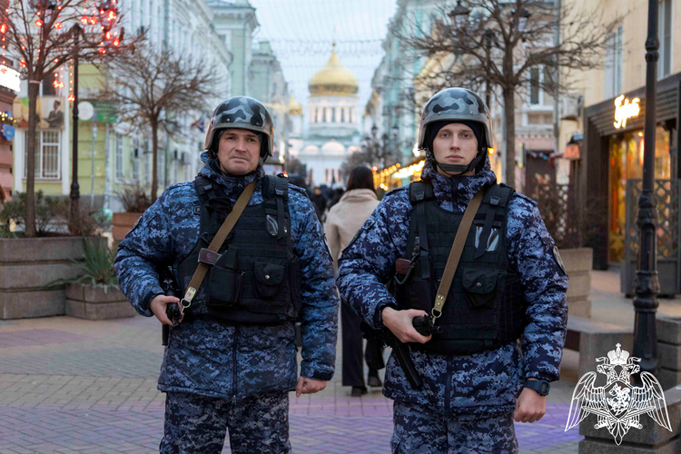 Росгвардия обеспечила охрану правопорядка в период празднования Рождества Христова на Дону