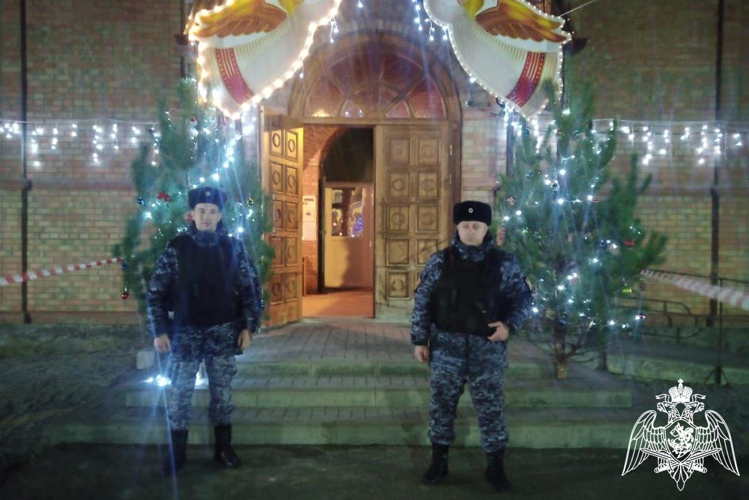 Росгвардия обеспечила охрану правопорядка в период празднования Рождества Христова на Дону
