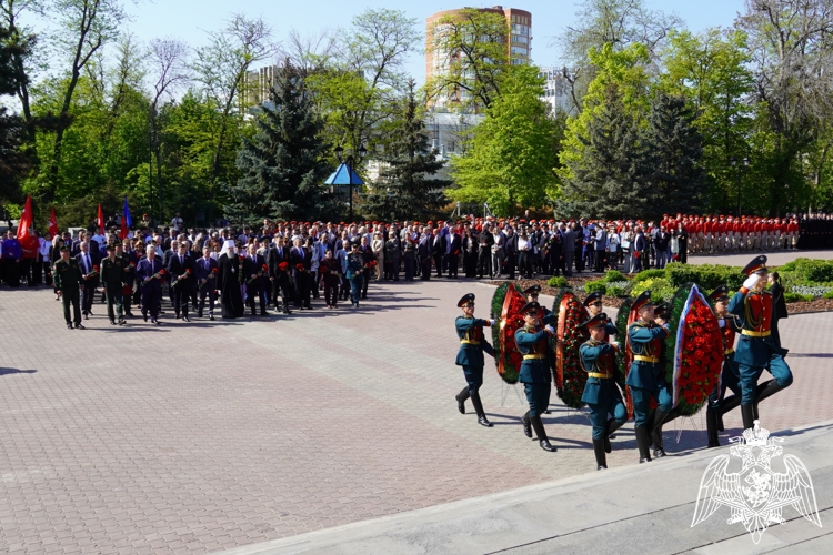 В донской столице представитель Росгвардии принял участие в памятном мероприятии 
