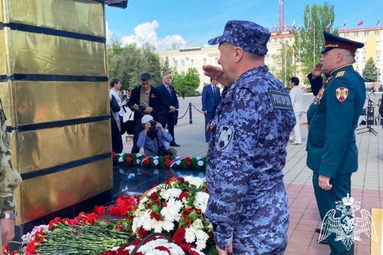 Росгвардейцы из Ростовской области присоединились к празднованию Дня Победы