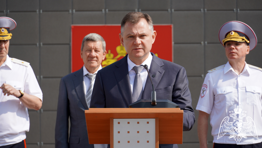 Росгвардейцы приняли участие в межведомственном торжественном мероприятии 