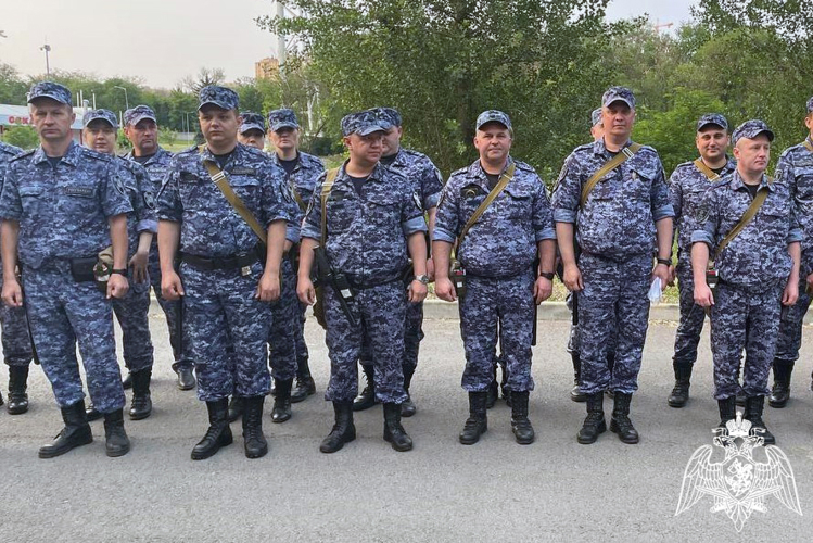 В донской столице росгвардейцы обеспечили правопорядок во время проведения мусульманского праздника