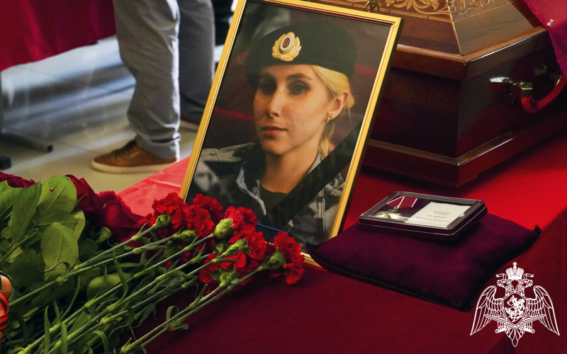 Церемония прощания с погибшими росгвардейцами состоялась в Ростове-на-Дону