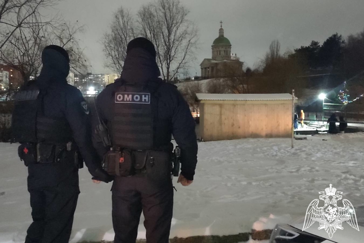 В Ростовской области росгвардейцы обеспечили правопорядок в Крещение Господне