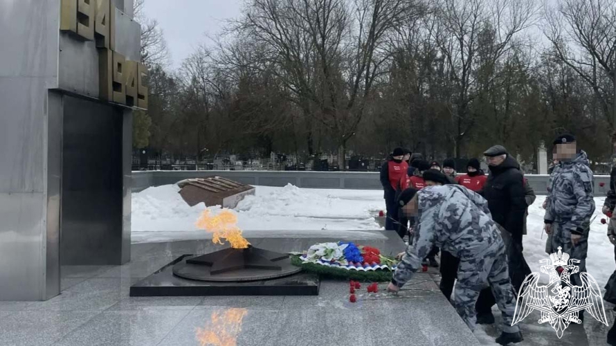 В Ростовской области прошли памятные мероприятия с участием росгвардейцев