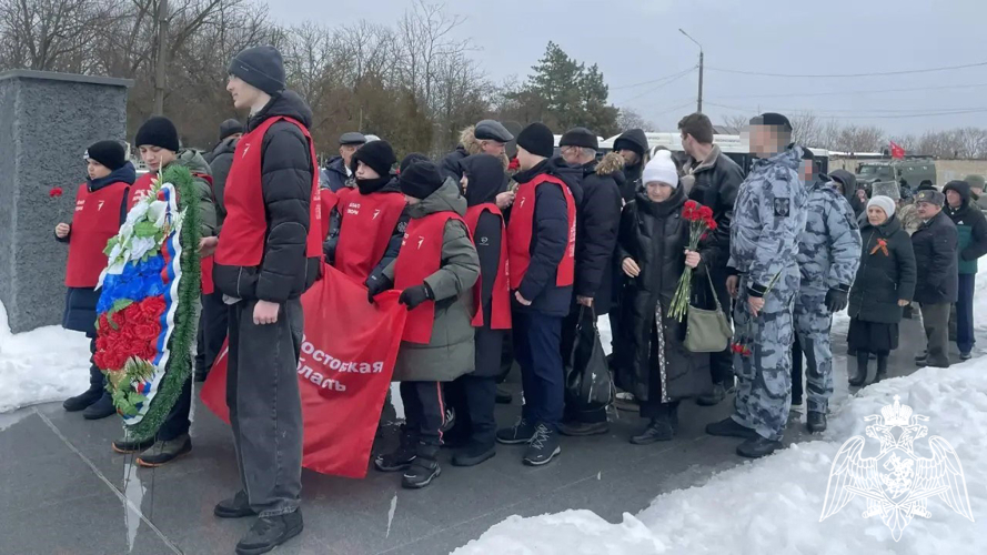 В Ростовской области прошли памятные мероприятия с участием росгвардейцев