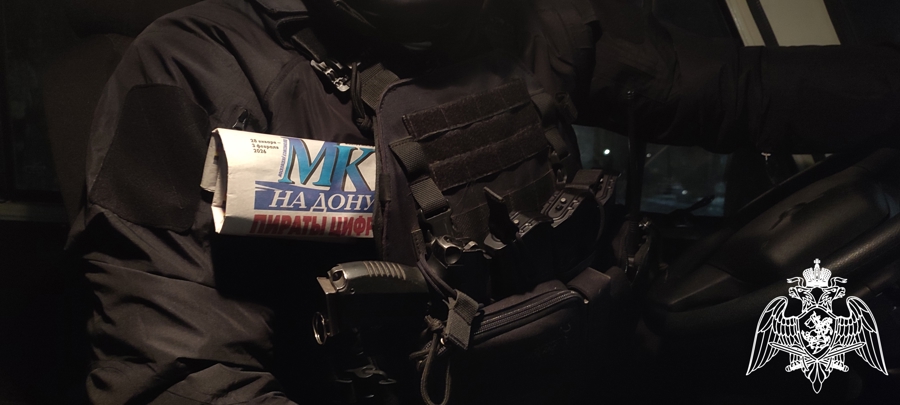 В Ростовской области журналисты и росгвардейцы доставили газеты в зону специальной военной операции