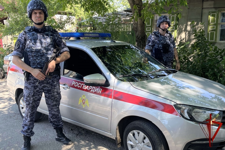 В Ростове-на-Дону сотрудники Росгвардии оказали содействие в задержании нетрезвого водителя