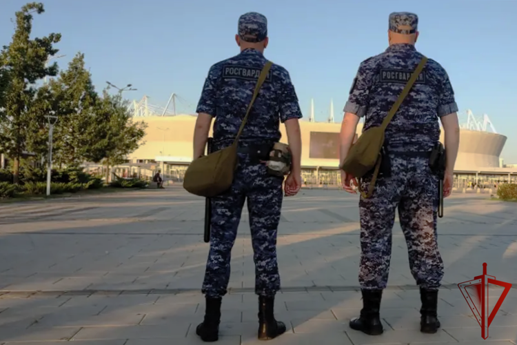 В Ростове-на-Дону футбольный матч Кубка России прошел под охраной Росгвардии